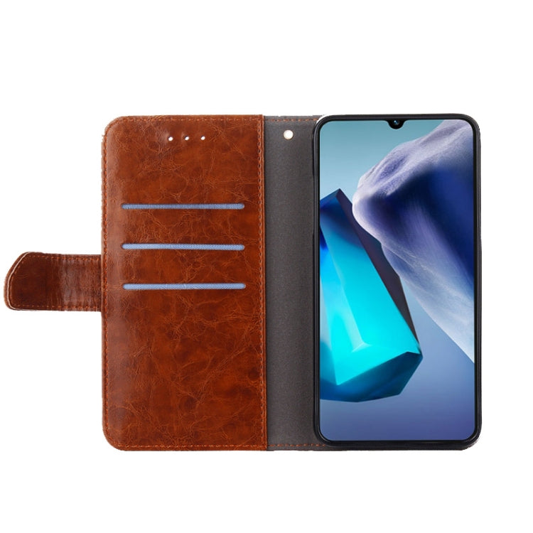 For Sony Xperia 5 IV Geometric Stitching Leather Phone Case