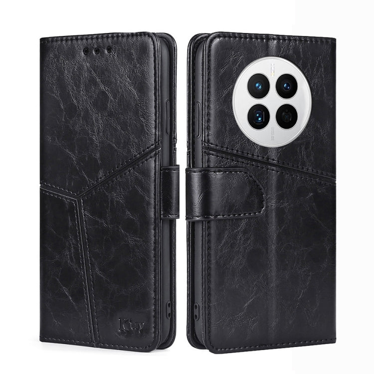 For Huawei Mate 50 Geometric Stitching Leather Phone Case