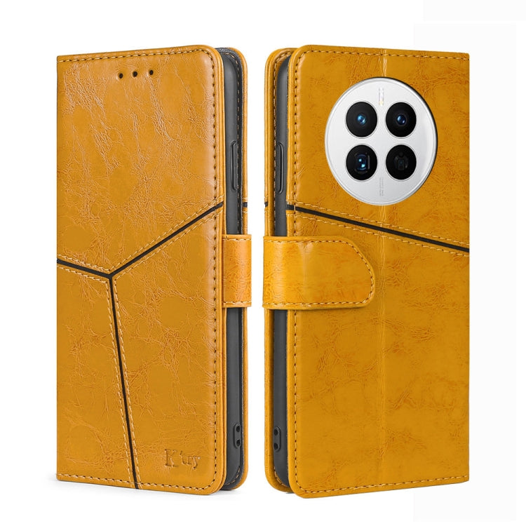 For Huawei Mate 50 Geometric Stitching Leather Phone Case