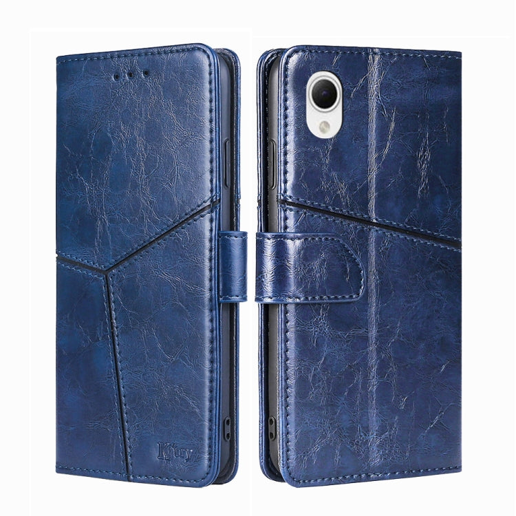 For Samsung Galaxy A23e/A22e Geometric Stitching Leather Phone Case