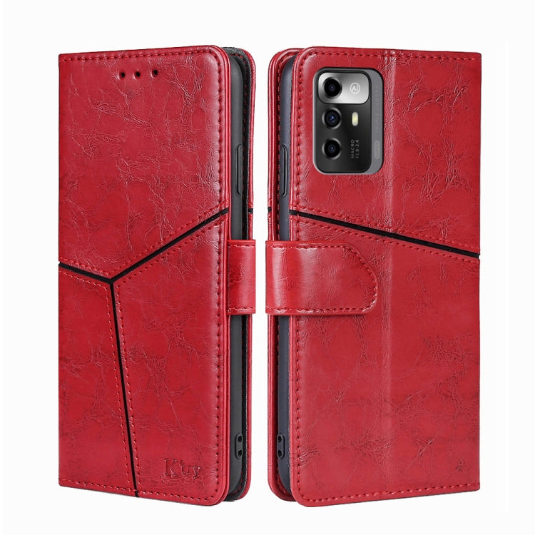 For ZTE Blade A72 5G Geometric Stitching Leather Phone Case