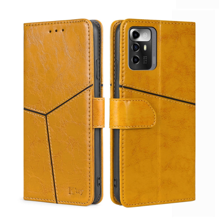 For ZTE Blade A72 5G Geometric Stitching Leather Phone Case