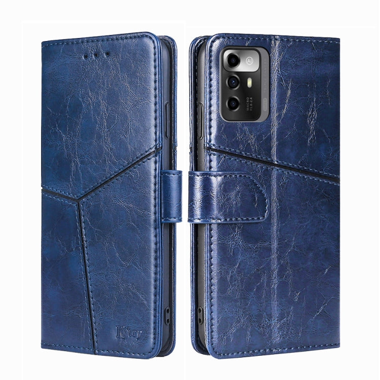 For ZTE Blade A72 5G Geometric Stitching Leather Phone Case