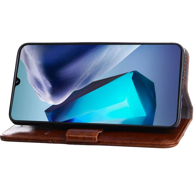 For ZTE Blade A72 5G Geometric Stitching Leather Phone Case