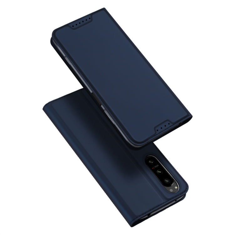 For Sony Xperia 5 IV DUX DUCIS Skin Pro Series Leather Phone Case