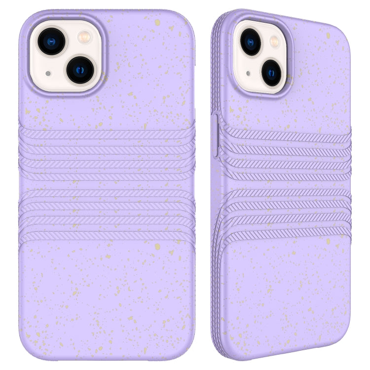 For iPhone 14 Wheat Straw Material Degradable TPU Phone Case