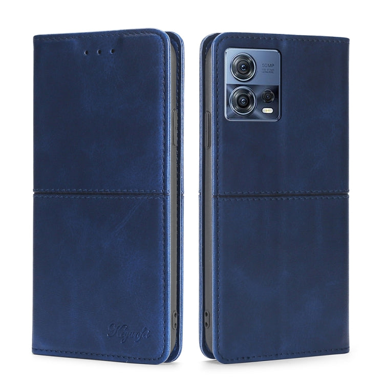 For Motorola Edge S30 Pro 5G/Edge 30 Fusion Cow Texture Magnetic Horizontal Flip Leather Phone Case