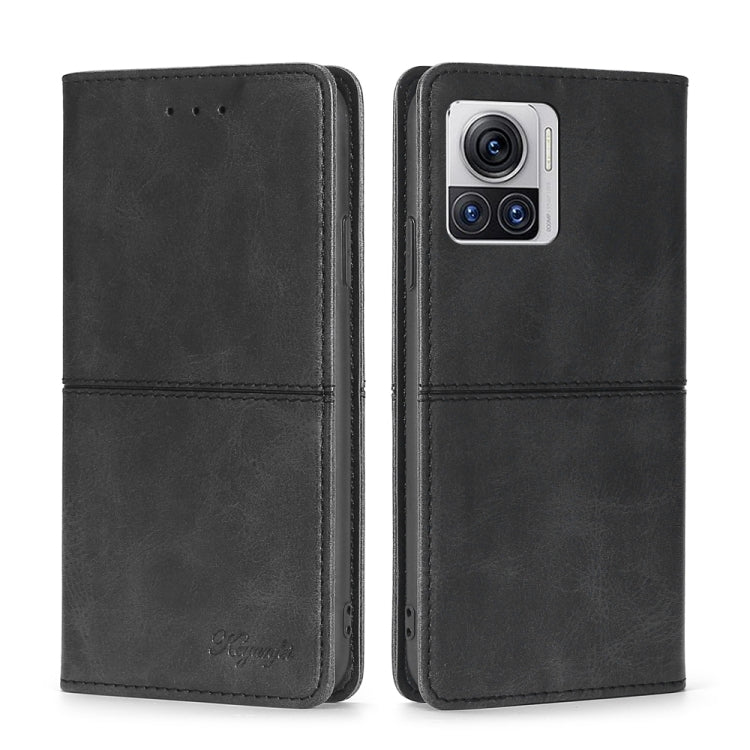For Motorola Edge X30 Pro 5G/Edge 30 Ultra Cow Texture Magnetic Horizontal Flip Leather Phone Case