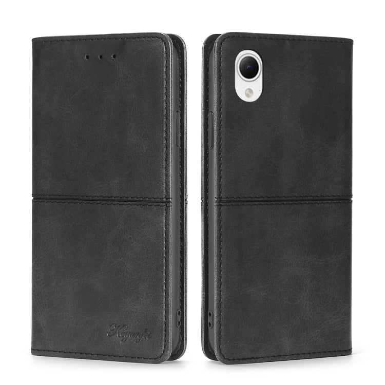 For Samsung Galaxy A23e/A22e Cow Texture Magnetic Horizontal Flip Leather Phone Case
