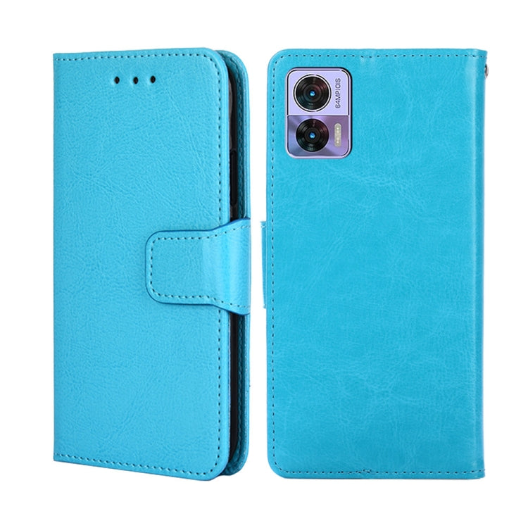 For Motorola Edge 30 Neo Crystal Texture Leather Phone Case