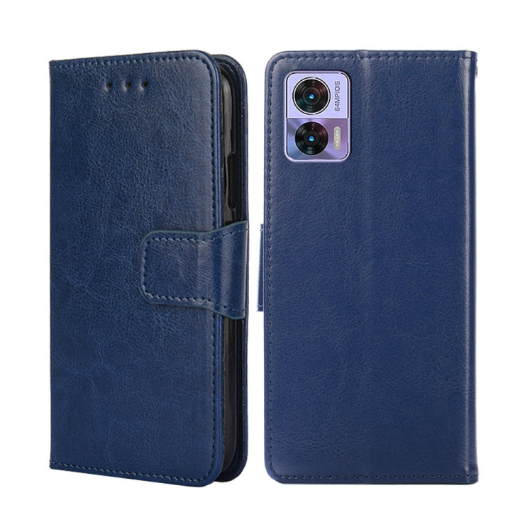 For Motorola Edge 30 Neo Crystal Texture Leather Phone Case