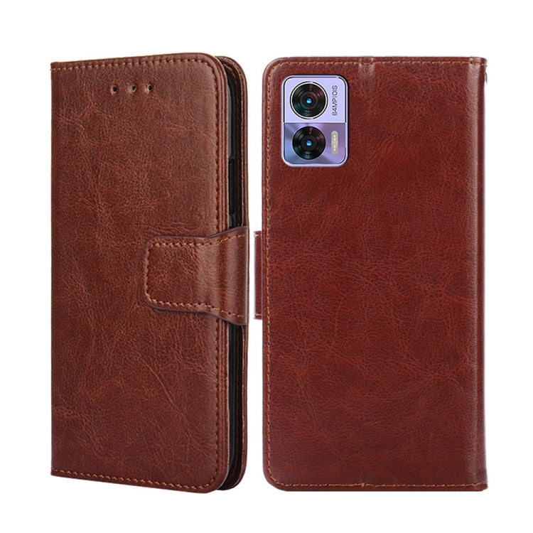 For Motorola Edge 30 Neo Crystal Texture Leather Phone Case