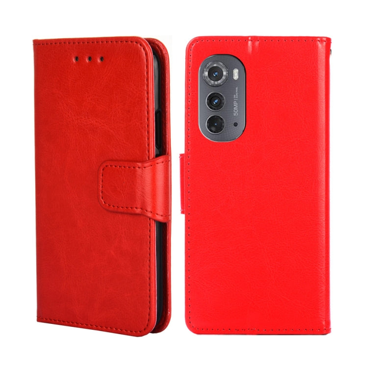 For Motorola Edge 2022 Crystal Texture Leather Phone Case