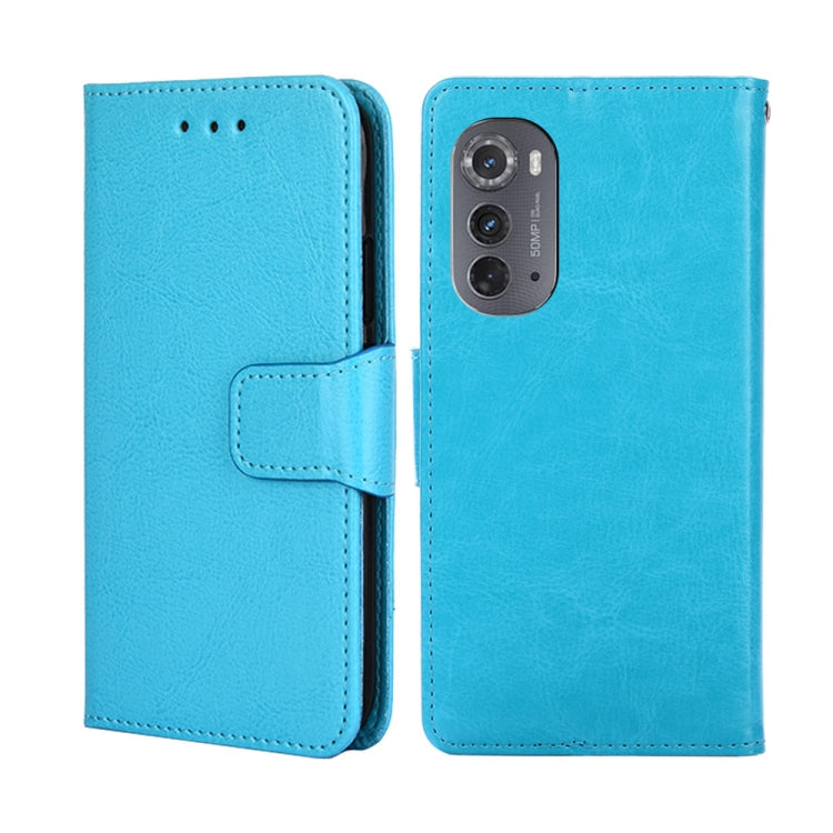 For Motorola Edge 2022 Crystal Texture Leather Phone Case