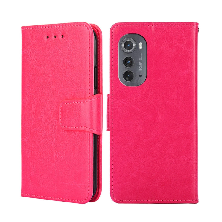 For Motorola Edge 2022 Crystal Texture Leather Phone Case