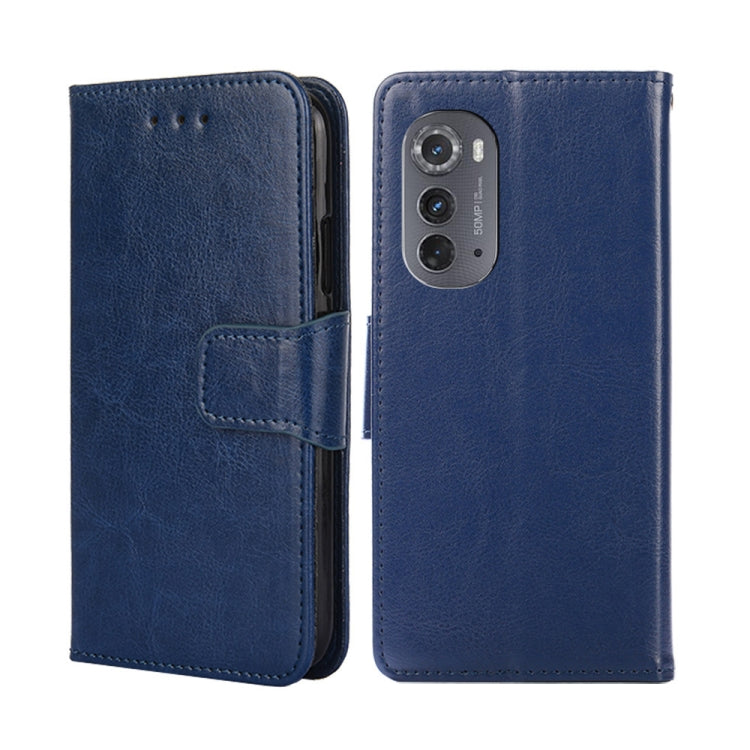For Motorola Edge 2022 Crystal Texture Leather Phone Case