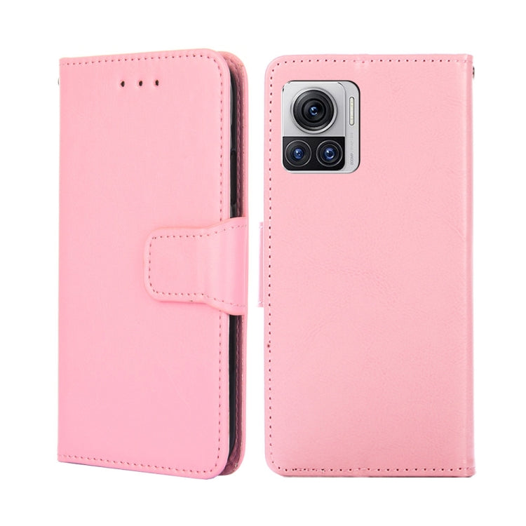 For Motorola Edge X30 Pro 5G/Edge 30 Ultra Crystal Texture Leather Phone Case