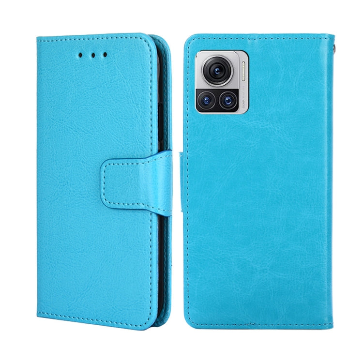 For Motorola Edge X30 Pro 5G/Edge 30 Ultra Crystal Texture Leather Phone Case