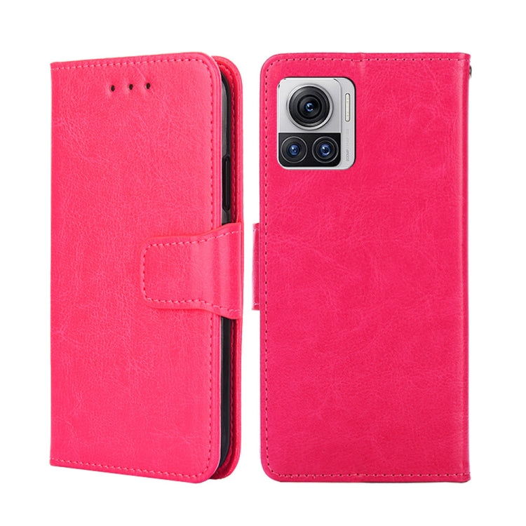 For Motorola Edge X30 Pro 5G/Edge 30 Ultra Crystal Texture Leather Phone Case