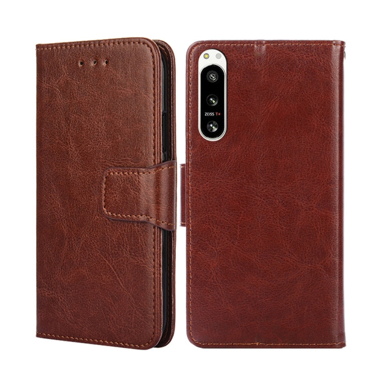 For Sony Xperia 5 IV Crystal Texture Leather Phone Case