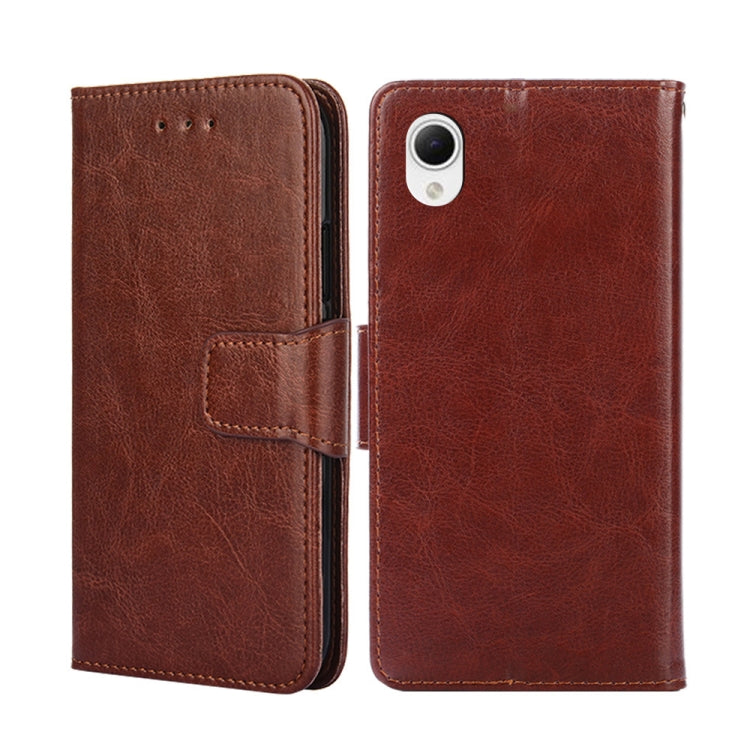For Samsung Galaxy A23e/A22e Crystal Texture Leather Phone Case