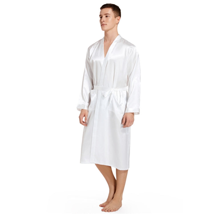 Men Groom Gold Lettering Home Long Nightgown, Size: