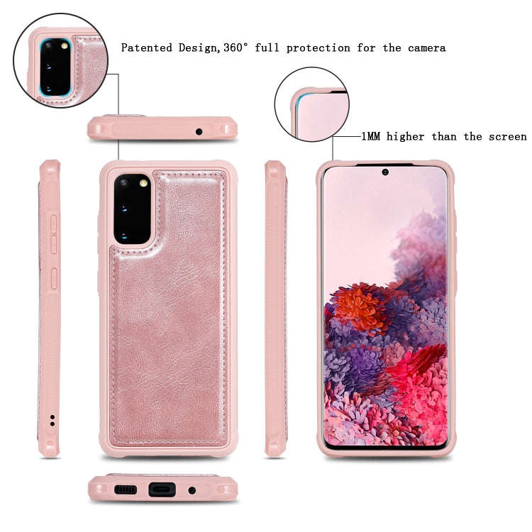 For Galaxy S20 Multifunctional Retro Detachable Magnetic Horizontal Flip Leather Case with Card Slots & Holder & Wallet & Photo Frame