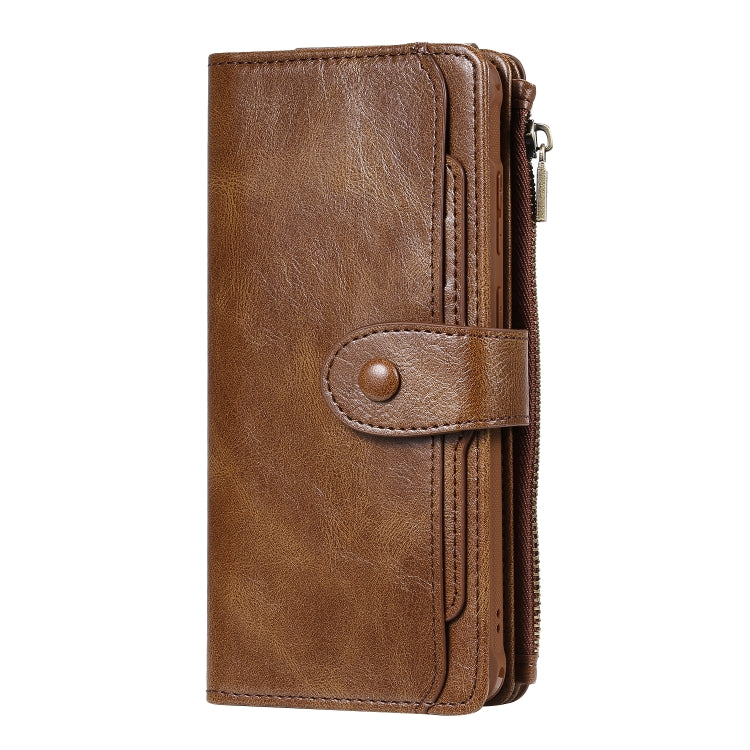 For Galaxy S20 Plus Multifunctional Retro Detachable Magnetic Horizontal Flip Leather Case with Card Slots & Holder & Wallet & Photo Frame