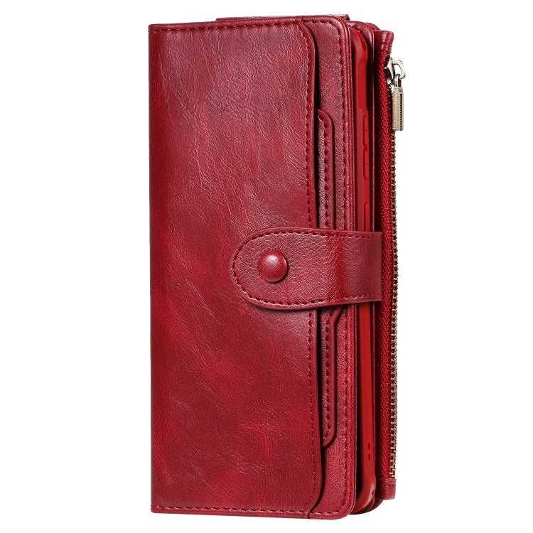 For Galaxy S20 Ultra Multifunctional Retro Detachable Magnetic Horizontal Flip Leather Case with Card Slots & Holder & Wallet & Photo Frame