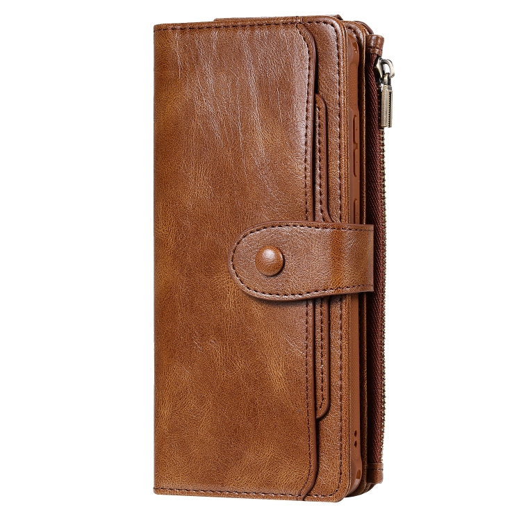 For Galaxy S20 Ultra Multifunctional Retro Detachable Magnetic Horizontal Flip Leather Case with Card Slots & Holder & Wallet & Photo Frame