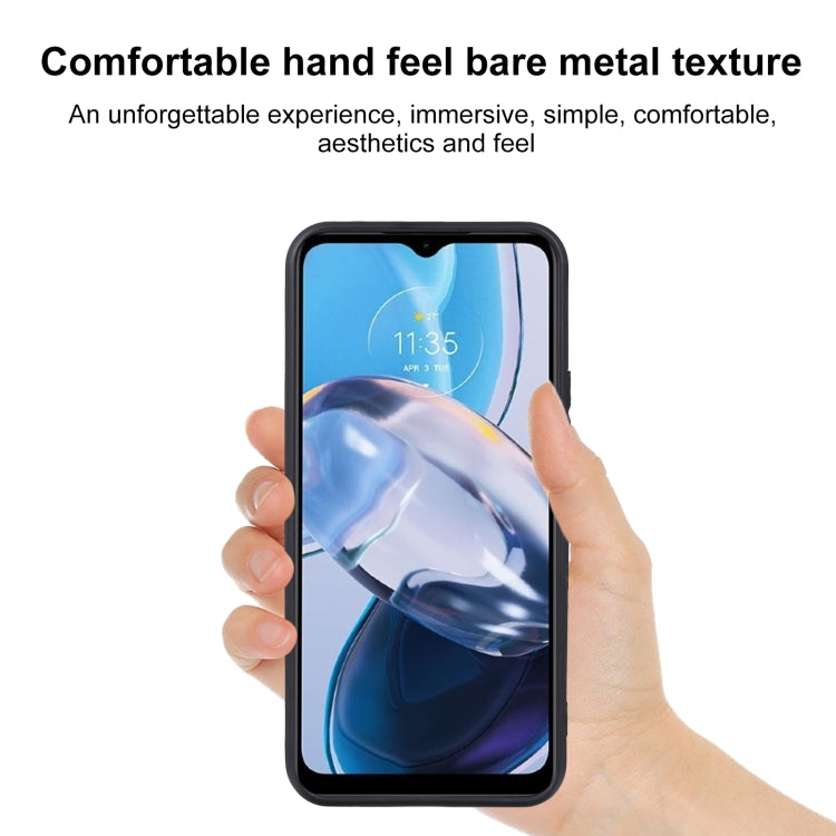 For Motorola Moto E22i TPU Phone Case(Black)