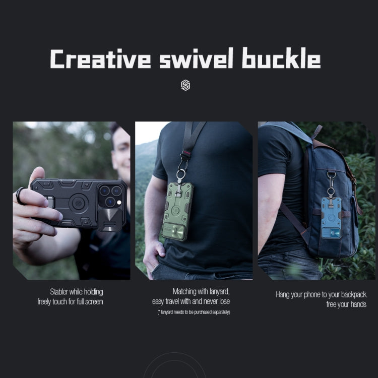 For iPhone 14 Pro NILLKIN Shockproof CamShield Armor Protective Case
