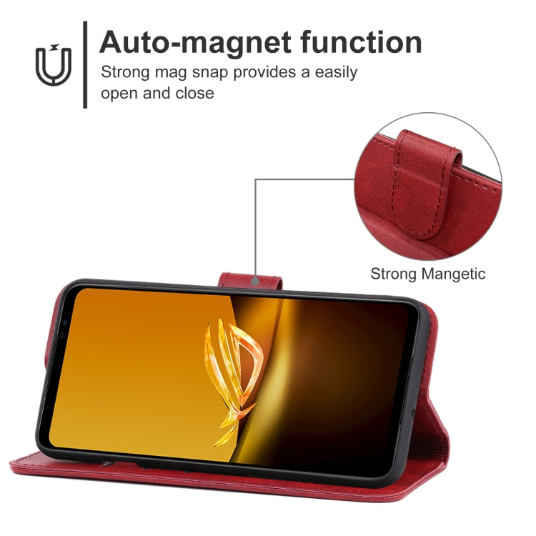 For Asus ROG Phone 6D Leather Phone Case
