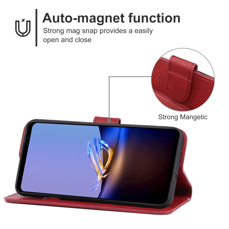 For Asus ROG Phone 6D Ultimate Leather Phone Case