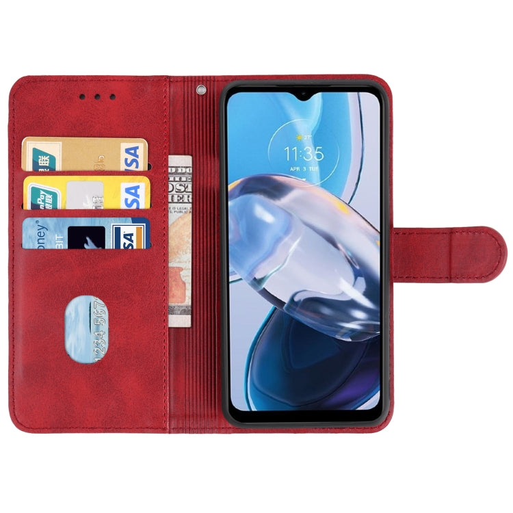 For Motorola Moto E22 / Moto E22i Leather Phone Case