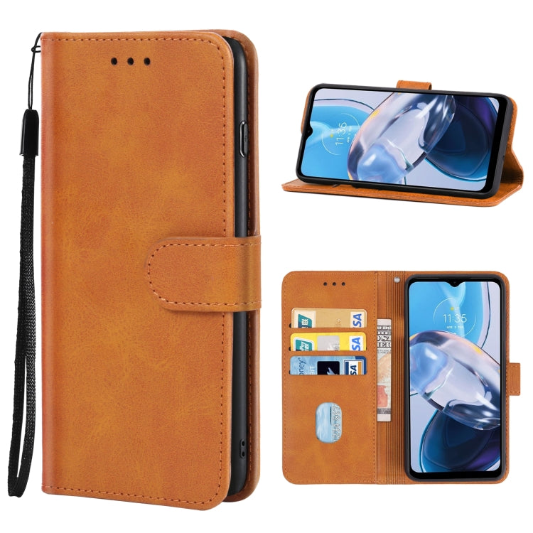 For Motorola Moto E22 / Moto E22i Leather Phone Case