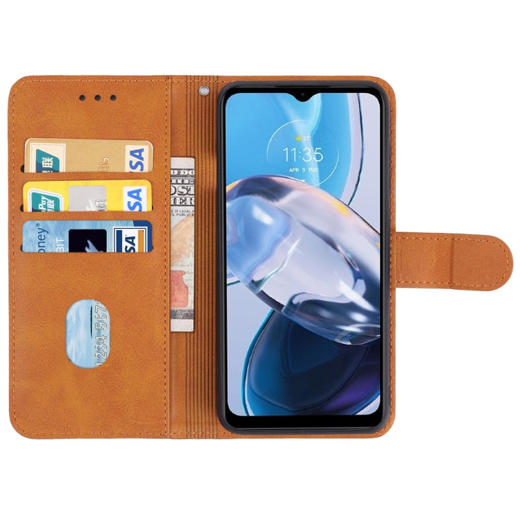For Motorola Moto E22 / Moto E22i Leather Phone Case