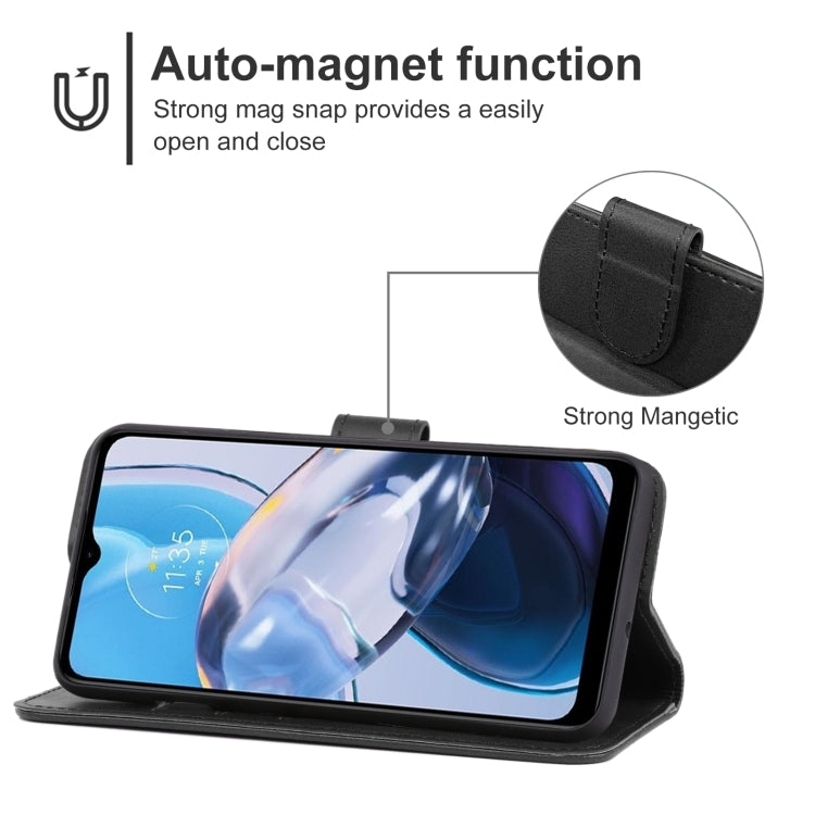 For Motorola Moto E22 / Moto E22i Leather Phone Case