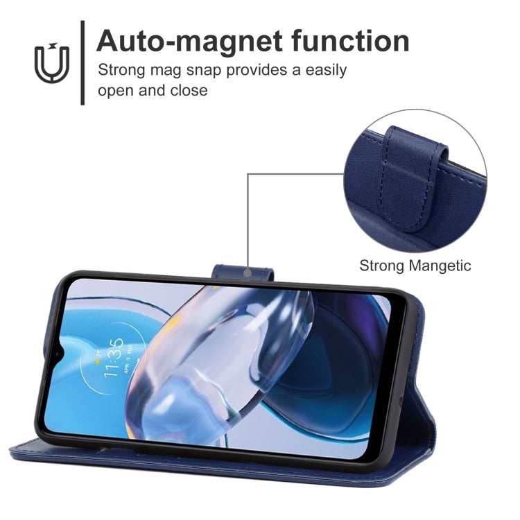 For Motorola Moto E22 / Moto E22i Leather Phone Case