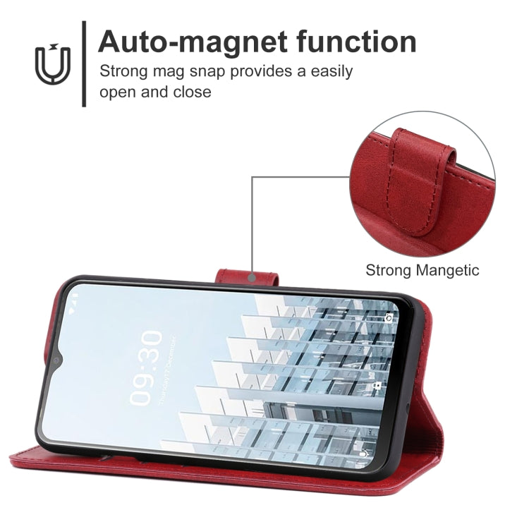 For TECNO Pop 6 Pro Leather Phone Case