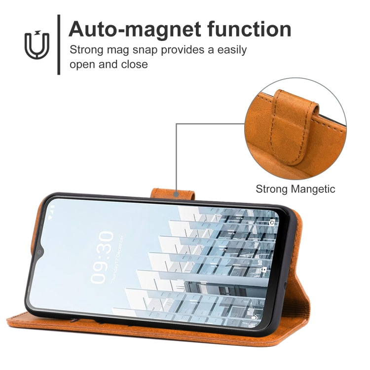 For TECNO Pop 6 Pro Leather Phone Case
