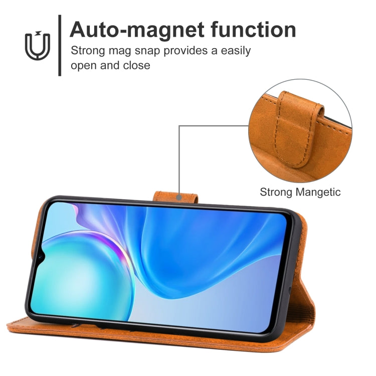 For vivo Y52t Leather Phone Case