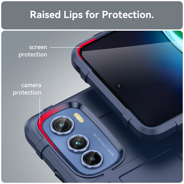 For Motorola Moto Edge 30 Rugged Shield Full Coverage Shockproof TPU Phone Case