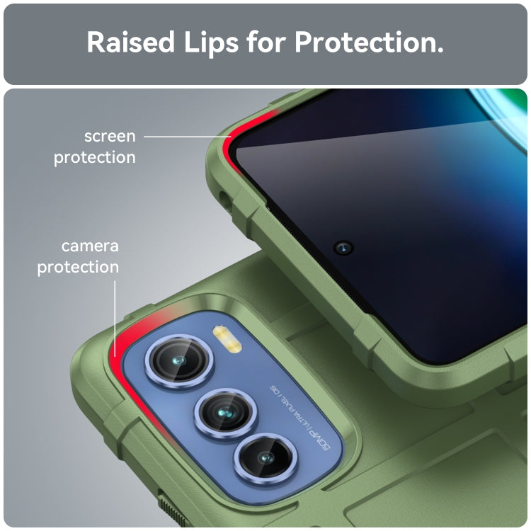For Motorola Moto Edge 30 Rugged Shield Full Coverage Shockproof TPU Phone Case