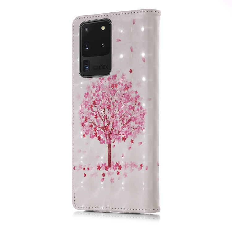 For Galaxy S20 Ultra 3D Pattern Magnetic Suction Horizontal Flip Leather Case with Holder & Card Slots & Wallet & Photo Holder