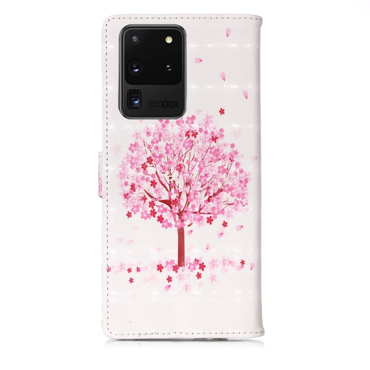 For Galaxy S20 Ultra 3D Pattern Magnetic Suction Horizontal Flip Leather Case with Holder & Card Slots & Wallet & Photo Holder