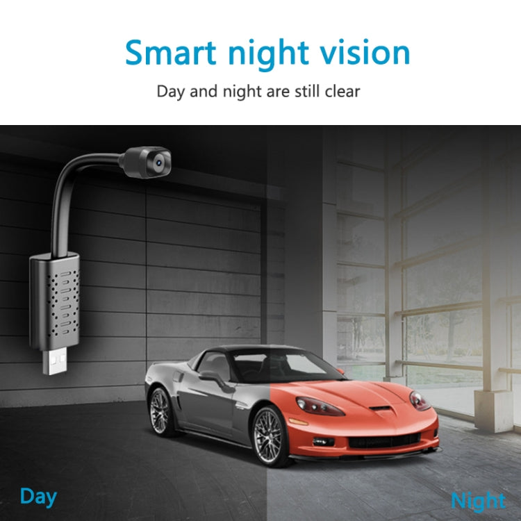 U22 Mini 720P USB Integrated Wireless Smart Night Vision Small Surveillance Camera, Specification:4G Camera with 128G Card