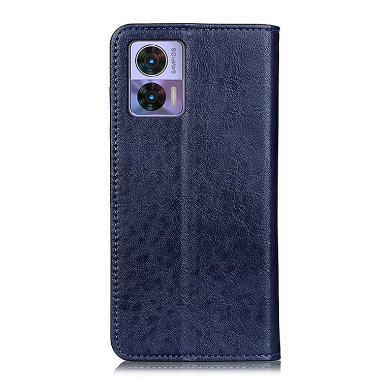 For Motorola Edge 30 Lite / Edge 30 Neo Magnetic Crazy Horse Texture Leather Phone Case