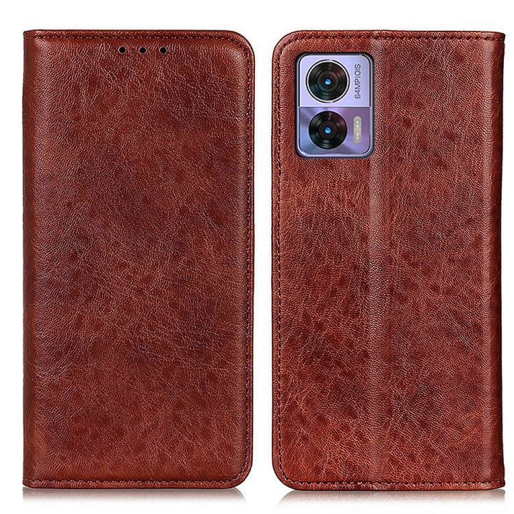 For Motorola Edge 30 Lite / Edge 30 Neo Magnetic Crazy Horse Texture Leather Phone Case