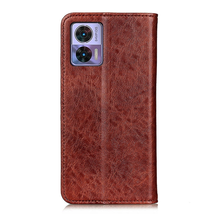 For Motorola Edge 30 Lite / Edge 30 Neo Magnetic Crazy Horse Texture Leather Phone Case